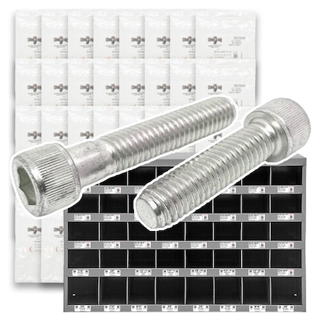 Boltsandnuts.Com Metric Stainless A4-70 Socket Head Cap Screws - 1511 PCS Assortment Kit #514